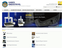 Tablet Screenshot of karfo-endustriyel.com.tr